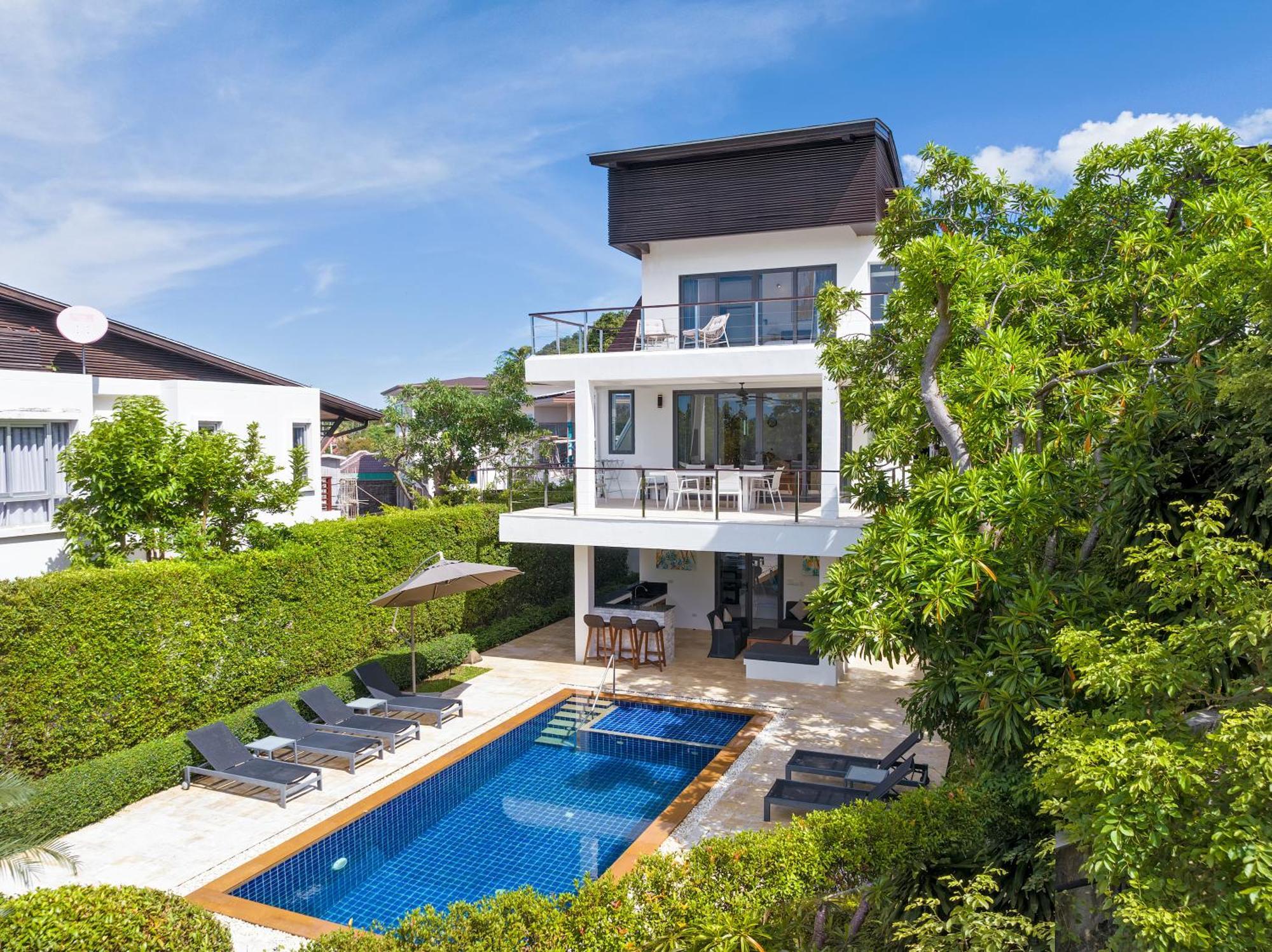 3 Bedroom Luxury 5 Star Seaview Villa Esprit Sdv087-By Samui Dream Villas Praia de Bang Rak Exterior foto