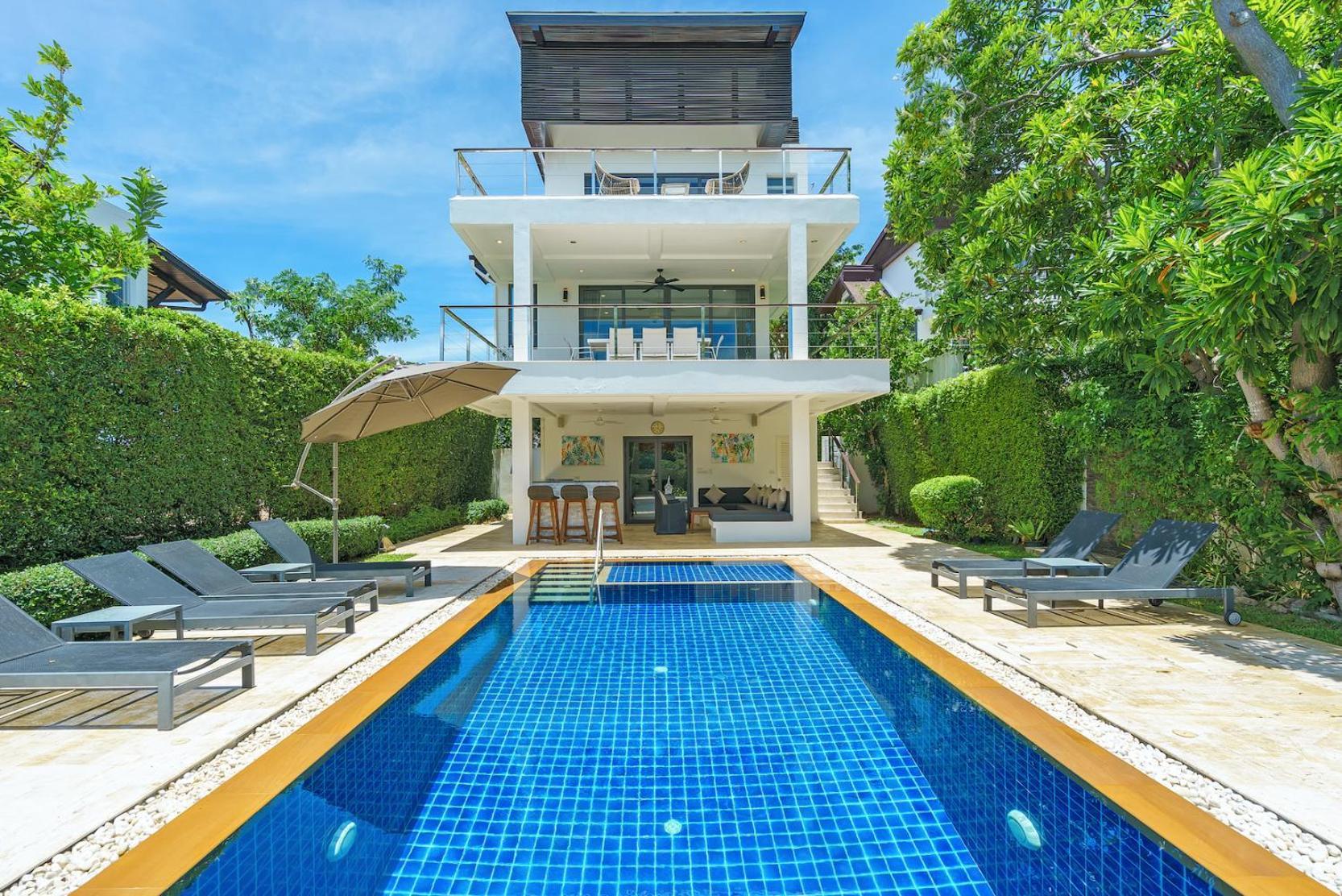 3 Bedroom Luxury 5 Star Seaview Villa Esprit Sdv087-By Samui Dream Villas Praia de Bang Rak Exterior foto